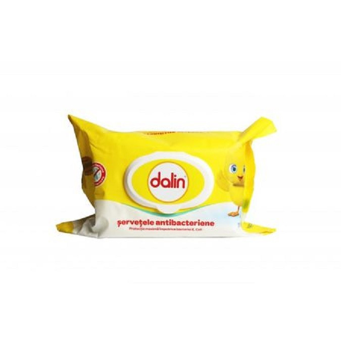 Servetele umede Dalin, Soft&Clean, 120 buc/pachet - imagine 2